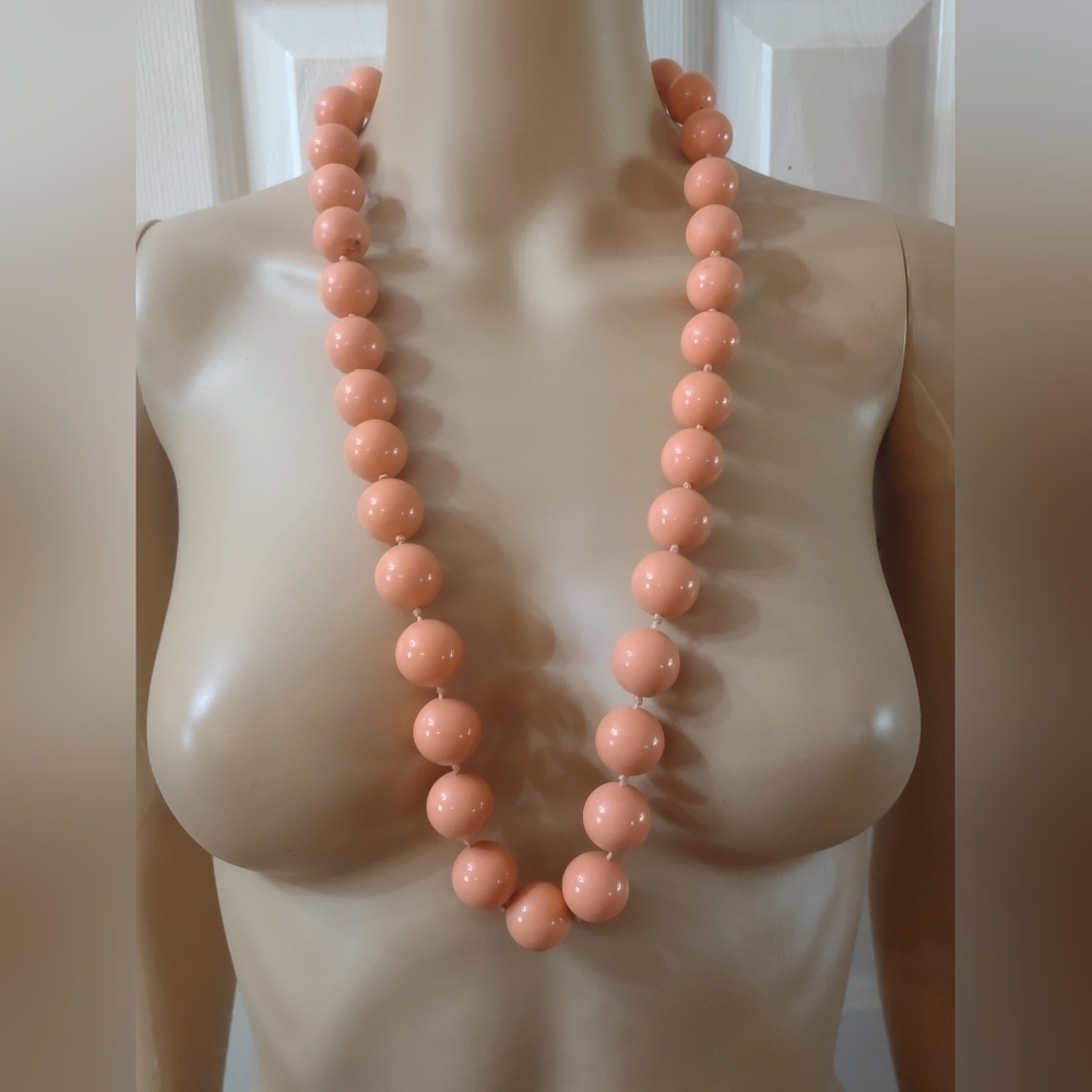 Women's fun fashion ball necklace